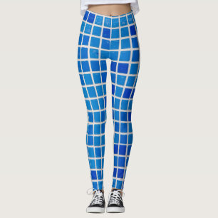 Legging Azulejo azul