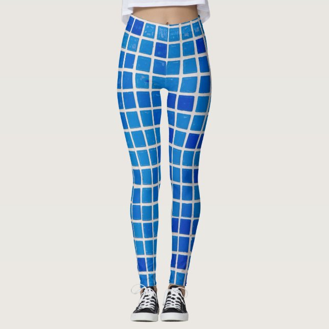 Legging Azulejo azul (Frente)