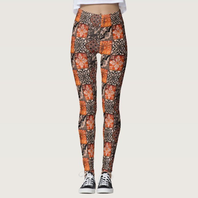 Legging Azulejo de Tangerina (Frente)