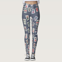 Azulejo MahJongg em azul escuro