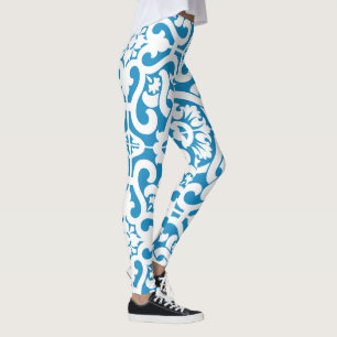Legging Azulejos azuis portugueses 1