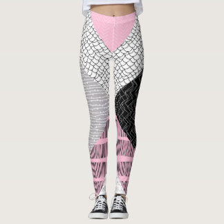 Legging Azulejos, desenho à mão livre.