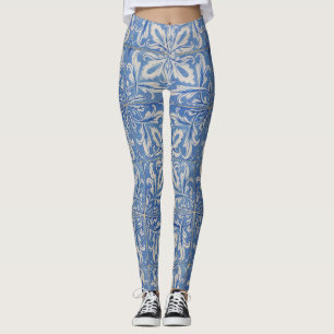 Legging Azulejos Portugueses Vintage Azulejos Azul Branco