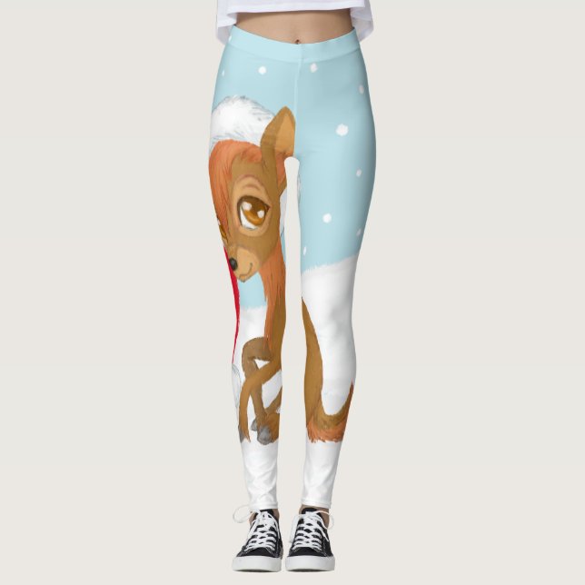 Legging Baby Christmas Reindeer (Frente)