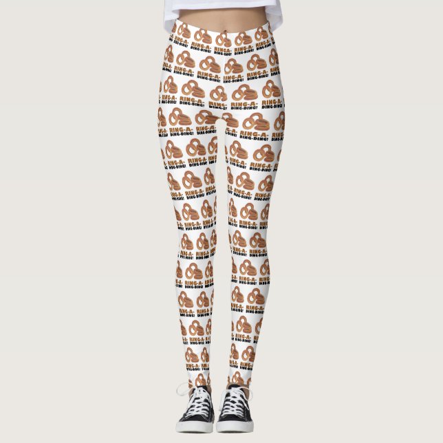 Legging Bachelorette de Casamento de Noiva-a-Ding-Ding (Frente)