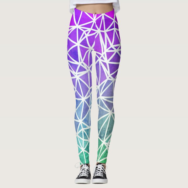 Legging Baixo Poly Ombre (Frente)