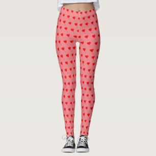 Legging Balão de Diversão Vermelha de Garota Pink Chic