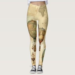 Legging Balão de Vintage Ar Quente em Paisagem Serena (12)