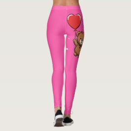 Legging Balão Flutuante De Urso Corajoso
