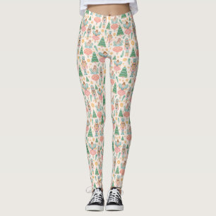 Legging Balé e Fadas de Nozes em Fundo de Creme