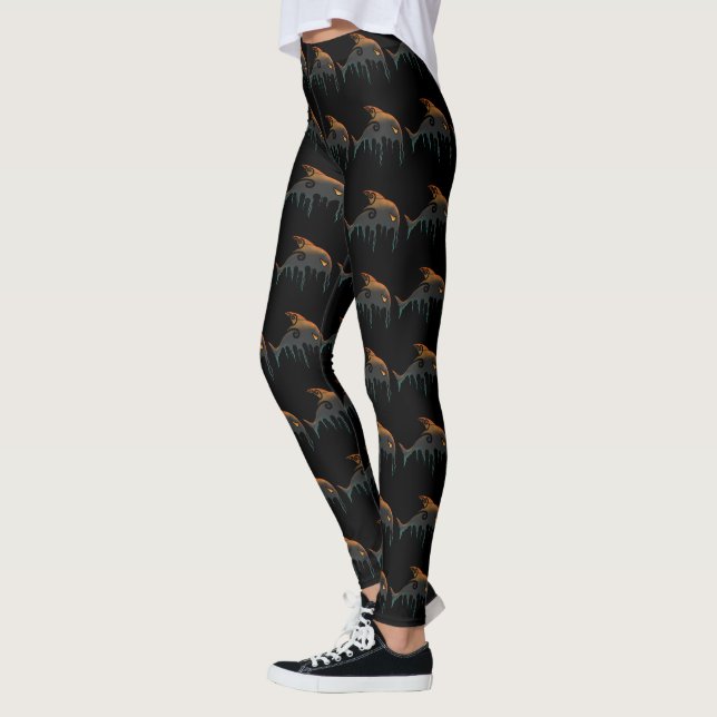 Legging baleia assassina Halloween (Esquerda)