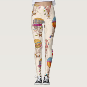 Legging Balões de ar quente com distribuição