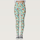 Legging Balões de ar quente e nuvens brancas patenteadas<br><div class="desc">Estas leggings padronizadas apresentam minhas ilustrações pintadas de balões de ar quente e nuvens brancas contra um céu azul macio. Balões em vermelho,  amarelo,  verde,  azul e laranja ilustram essas calças de ioga.</div>