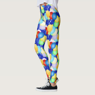 Legging Balões de dança Brilhante