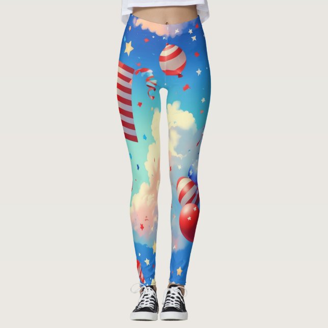 Legging Balões e Estrelas (Frente)