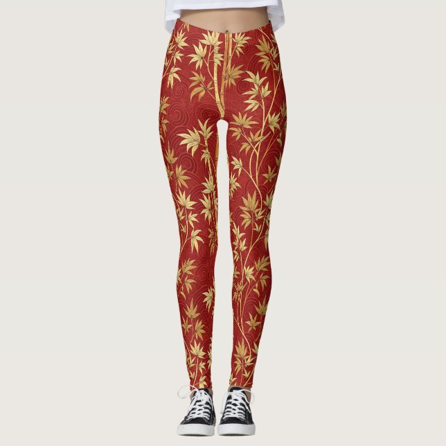 Legging Bambu Crimson East Asiático (1) (Frente)