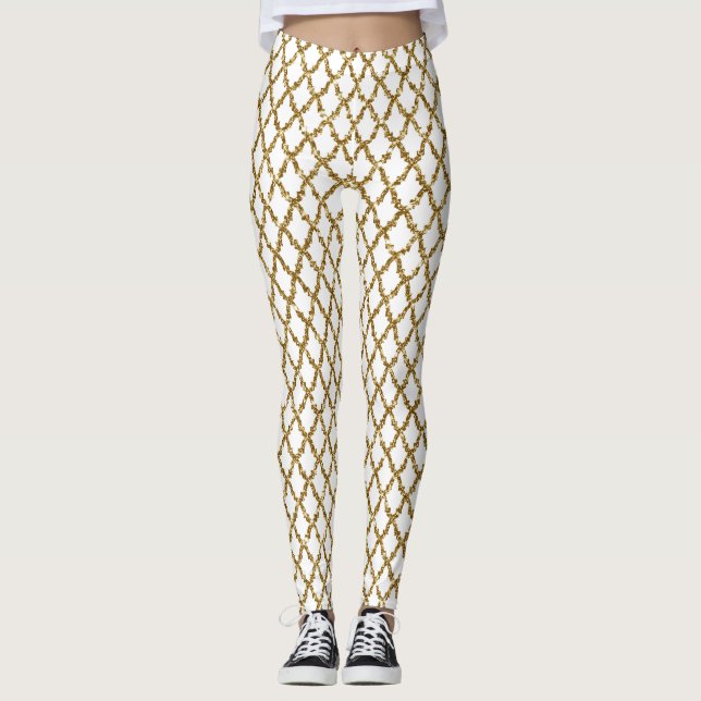 Legging Bandanas Florais Baratas (Frente)
