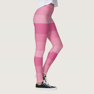 Legging Bandas irregulares - Rosa