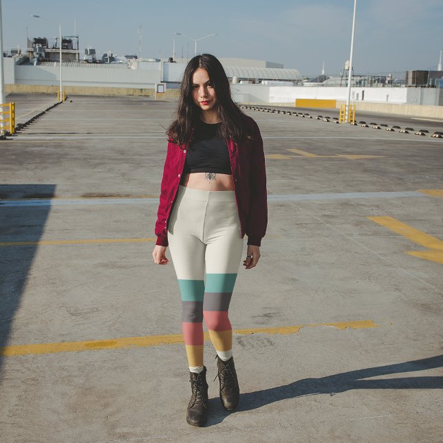 Legging Bandas Retroativas Clássicas (Criador carregado)