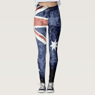 Legging Bandeira #6 de Austrália do vintage