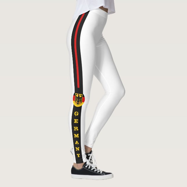 Legging Bandeira alemã e patriotas de moda na Alemanha/esp (Direita)
