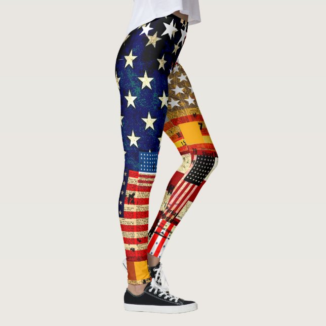 LEGGING "BANDEIRA AMERICANA" (Direita)