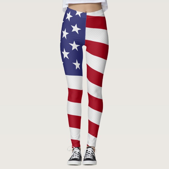 Legging Bandeira Americana (Frente)