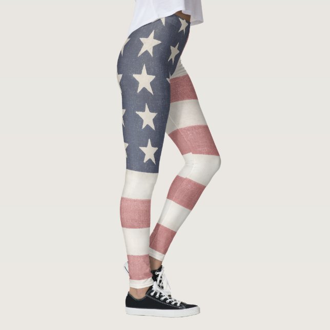 Legging Bandeira Americana (Direita)