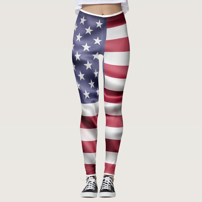 Legging Bandeira Americana (America Flag Leggings!)