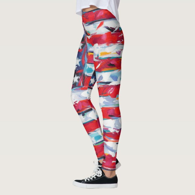 Legging Bandeira Americana (Esquerda)