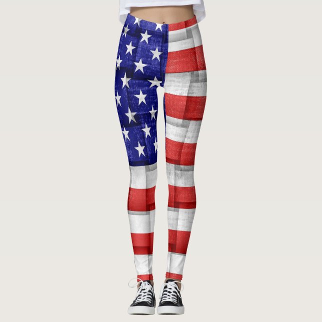 Legging Bandeira Americana #3 (Frente)
