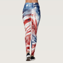 Legging Bandeira Americana 4 de julho