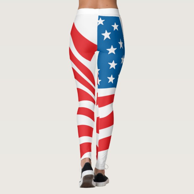 Legging Bandeira Americana - 4 de julho (Verso)