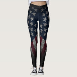 Legging Bandeira Americana, América, Patriótica, Glória Ve