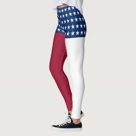 Legging Bandeira Americana Patriótica