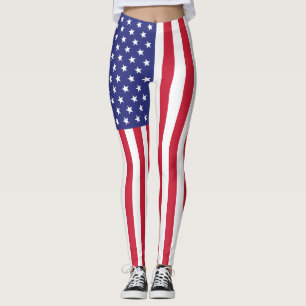 Legging Bandeira americana patriótica