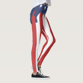 Legging Bandeira Americana | Zazzle_Growth.