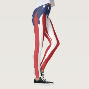Legging Bandeira Americana   Zazzle_Growth.