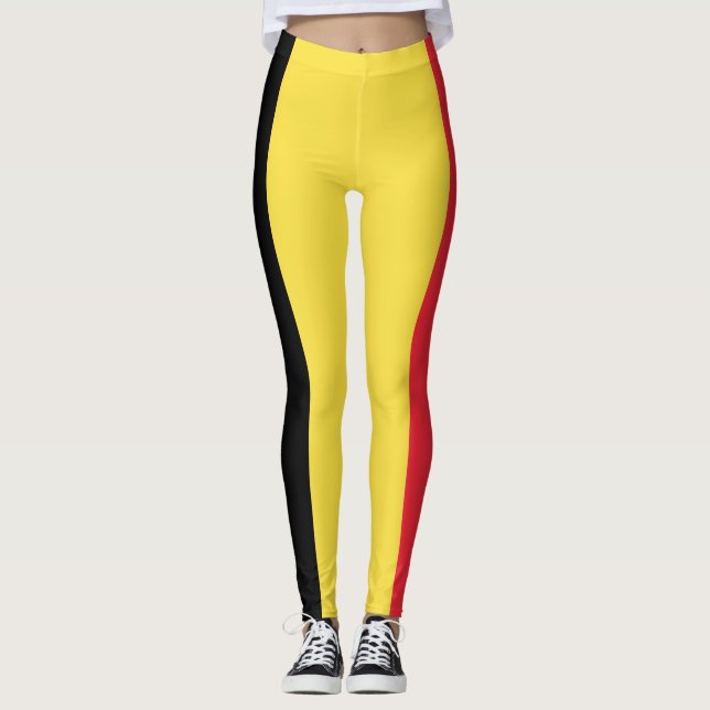 Legging Bandeira Belga Patriótica (Frente)