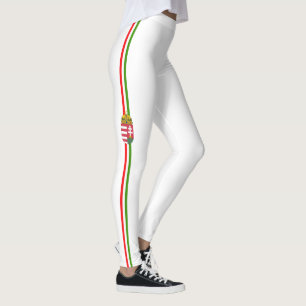 Legging Bandeira Casaco de armas da Hungria