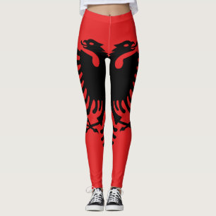 Legging Bandeira da Albânia