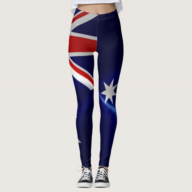 Legging Bandeira da Austrália (Frente)