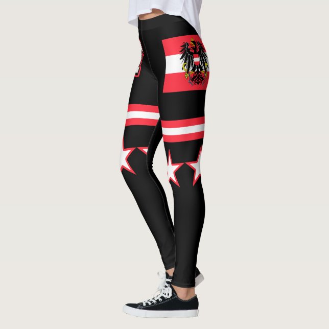 Legging Bandeira da Áustria (Esquerda)