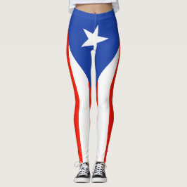 Legging Bandeira da Bandera Boricua Porto Rico 5Julio