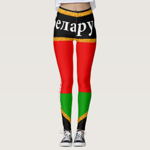 Legging Bandeira da Bielorrússia