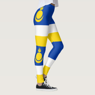 Legging Bandeira da Buryatia Patriótica