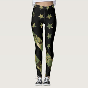 Legging Bandeira star spangled dos EUA