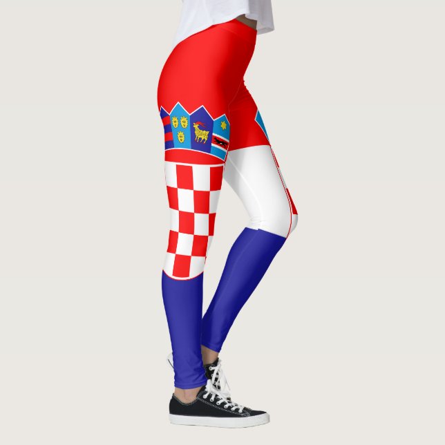 Legging Bandeira da Croácia (Direita)