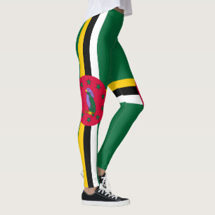 Legging Bandeira da Dominica