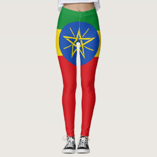 Legging Bandeira da Etiópia